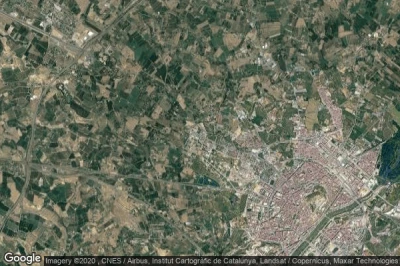 Vue aérienne de Lleida