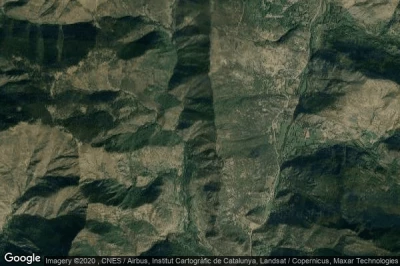 Vue aérienne de Vall de Cardós