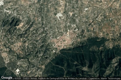 Vue aérienne de Alhaurín el Grande