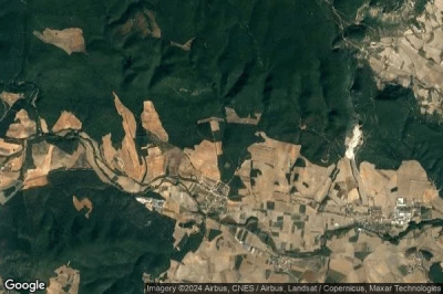 Vue aérienne de Ancín / Antzin