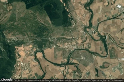 Vue aérienne de Etxauri