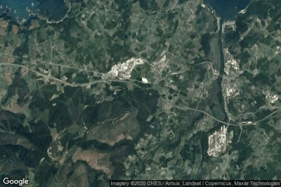 Vue aérienne de Coaña