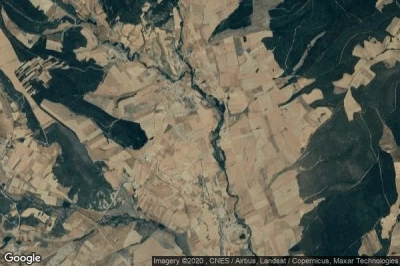 Vue aérienne de Buenavista de Valdavia