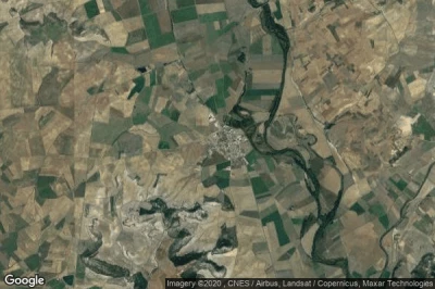 Vue aérienne de Melgar de Yuso