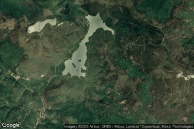 Vue aérienne de San Miguel de Aguayo