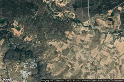 Vue aérienne de Carbonero el Mayor