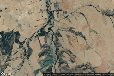 Vue aérienne de Lastras del Pozo