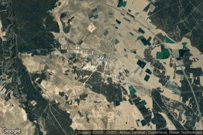 Vue aérienne de Nava de la Asunción