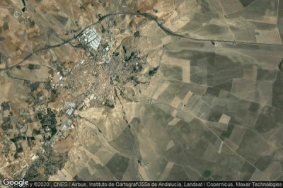 Vue aérienne de Carmona