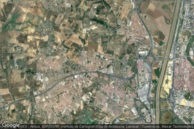 Vue aérienne de Castilleja de la Cuesta