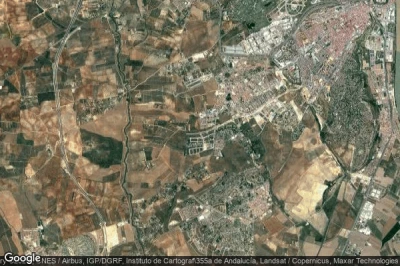 Vue aérienne de Mairena del Aljarafe