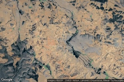 Vue aérienne de Berlanga de Duero