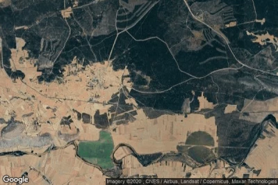 Vue aérienne de Quintanas de Gormaz