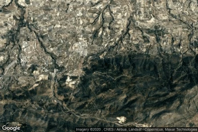 Vue aérienne de Atzeneta d'Albaida