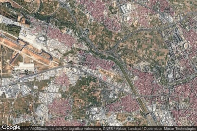 Vue aérienne de Quart de Poblet