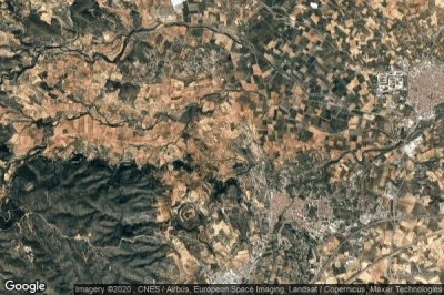Vue aérienne de Chiva