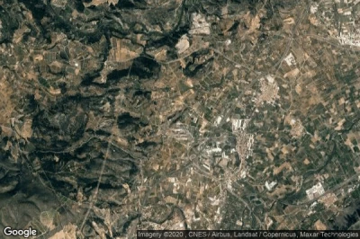 Vue aérienne de Llanera de Ranes