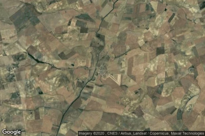 Vue aérienne de Villabaruz de Campos