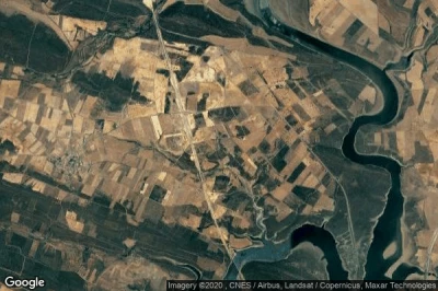 Vue aérienne de Perilla de Castro