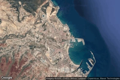 Vue aérienne de Melilla