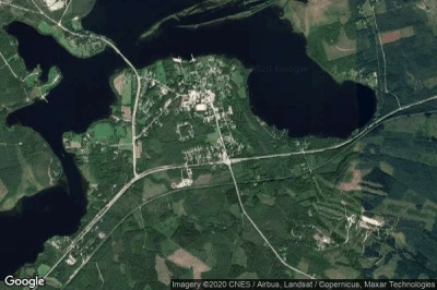 Vue aérienne de Ristijärvi