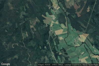 Vue aérienne de Polvijärvi