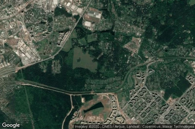 Vue aérienne de Gorodok Pisateley