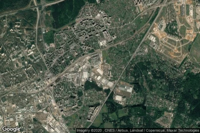 Vue aérienne de Vyrubovo