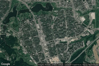 Vue aérienne de Orekhovo-Borisovo