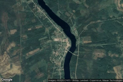 Vue aérienne de Pelkosenniemi