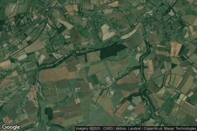 Vue aérienne de Landes-sur-Ajon