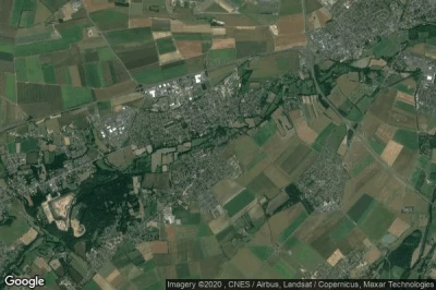 Vue aérienne de Verson
