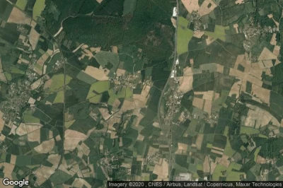 Vue aérienne de Tourriers