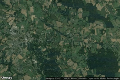 Vue aérienne de Pléguien