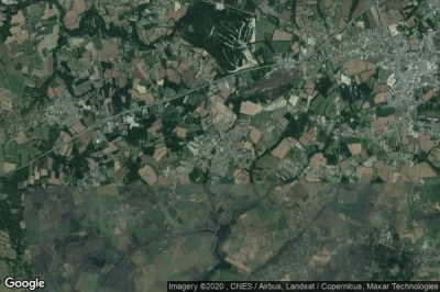Vue aérienne de Trélivan