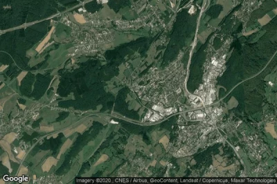 Vue aérienne de Miserey-Salines