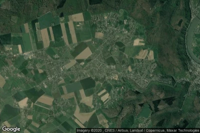 Vue aérienne de Saint-Ouen-du-Tilleul