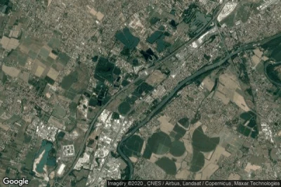 Vue aérienne de Roquettes