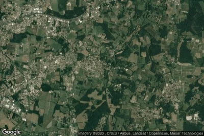 Vue aérienne de Pompignac