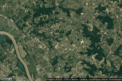 Vue aérienne de Villenave-de-Rions