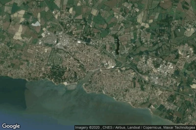 Vue aérienne de Pornic