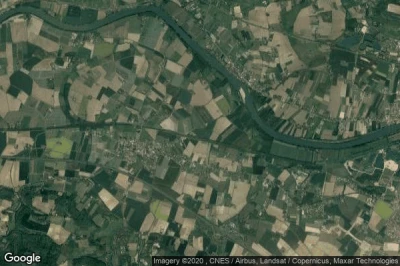 Vue aérienne de Sérignac-sur-Garonne