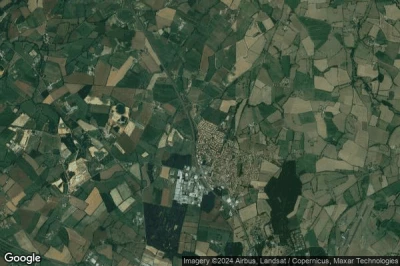 Vue aérienne de Saint-Léger-sous-Cholet