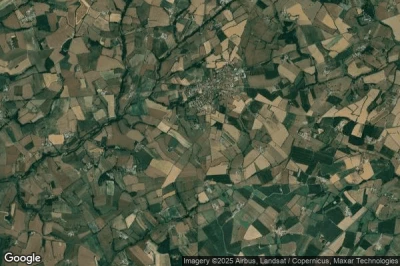 Vue aérienne de Saint-Quentin-en-Mauges