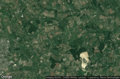 Vue aérienne de Huberville