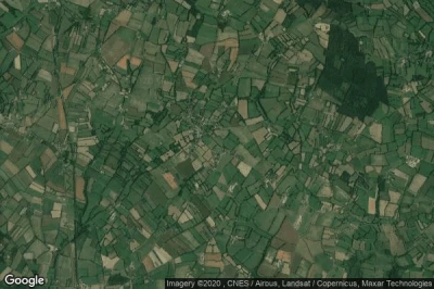 Vue aérienne de Vesly