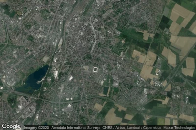 Vue aérienne de Valenciennes