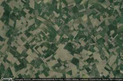 Vue aérienne de Winnezeele