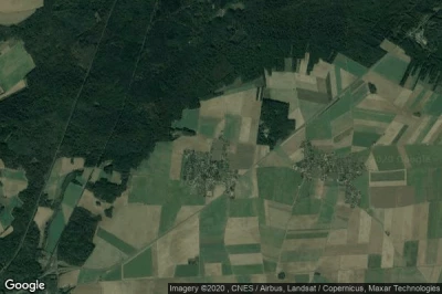 Vue aérienne de Péroy-les-Gombries