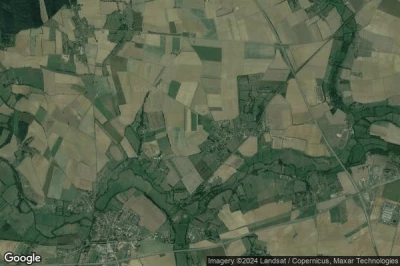 Vue aérienne de Monts-sur-Orne